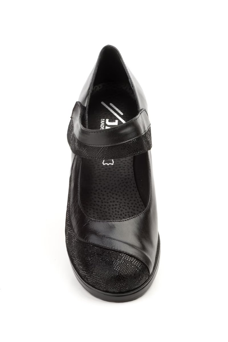 Zapatos Mujer Piel Negro modelo 5016 Jam 4 Zapatos Mujer Piel Negro modelo 5016 Jam - Imagen 4