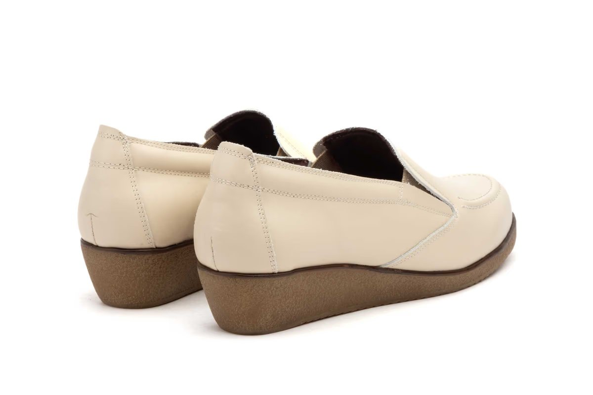 Zapatos Mujer Piel Beige modelo 5060 Jam 6 Zapatos Mujer Piel Beige modelo 5060 Jam - Imagen 6