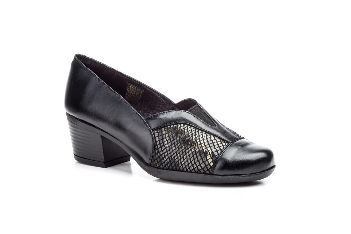 Zapatos Mujer Piel Marrón Lycra modelo 5414 Jam 5 Zapatos Mujer Piel Marrón Lycra modelo 5414 Jam - Imagen 5