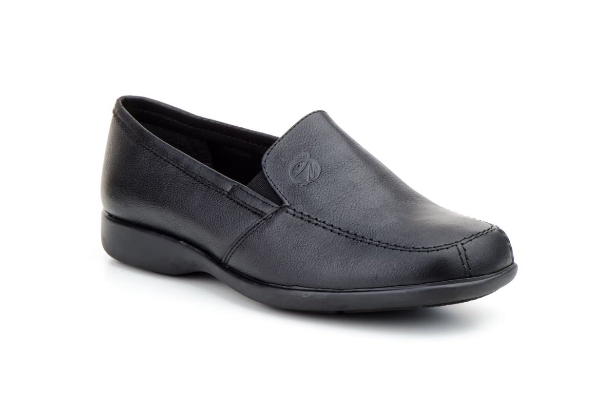Zapatos Mujer Piel Negro modelo 545 Alto Estilo
