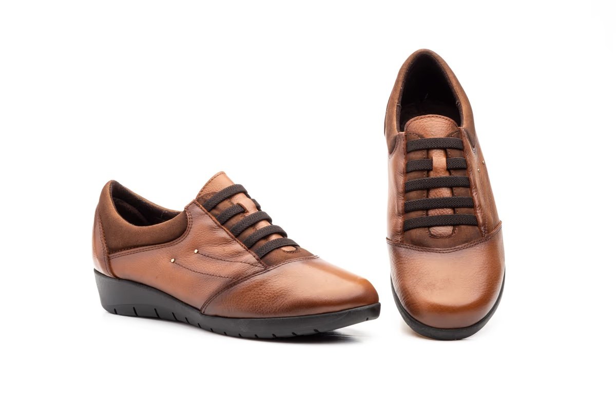 Zapatos Mujer Piel Burdeos Elásticos modelo 5567 Jam 6 Zapatos Mujer Piel Burdeos Elásticos modelo 5567 Jam - Imagen 6