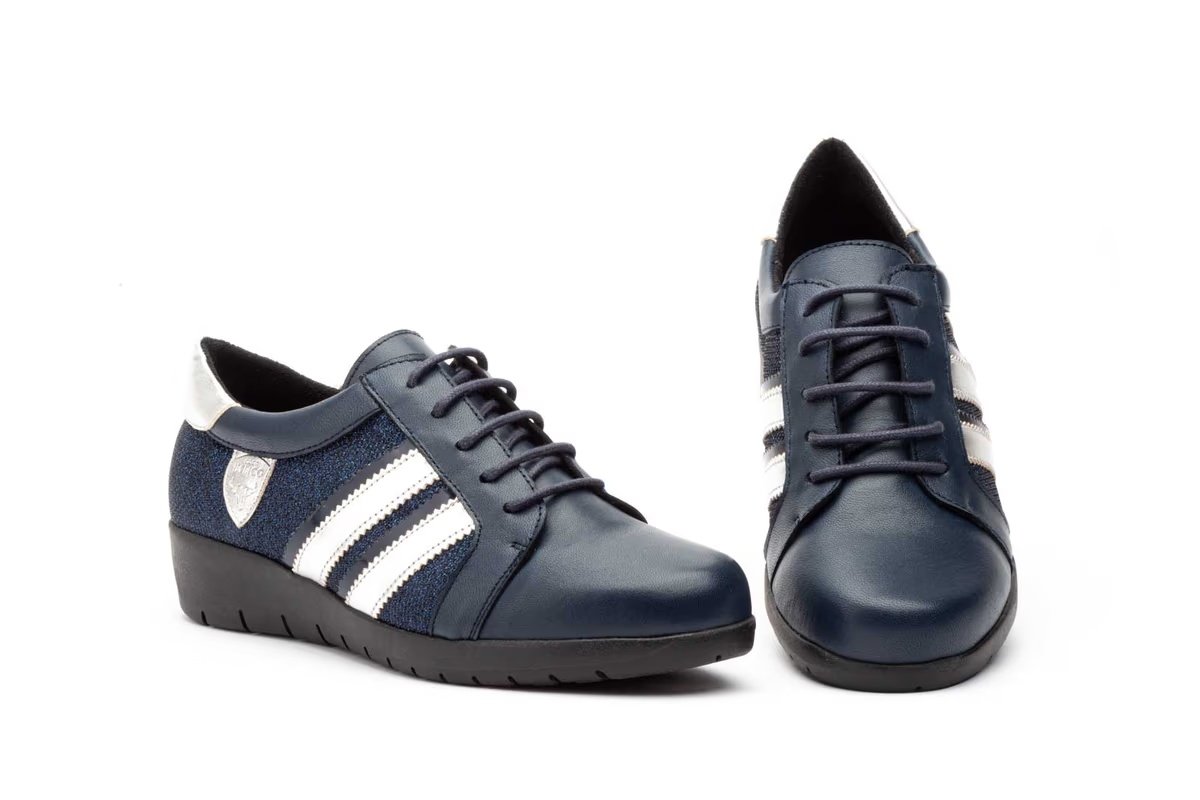 Deportivos Mujer Piel Marino modelo 5599 Iberico Shoes
