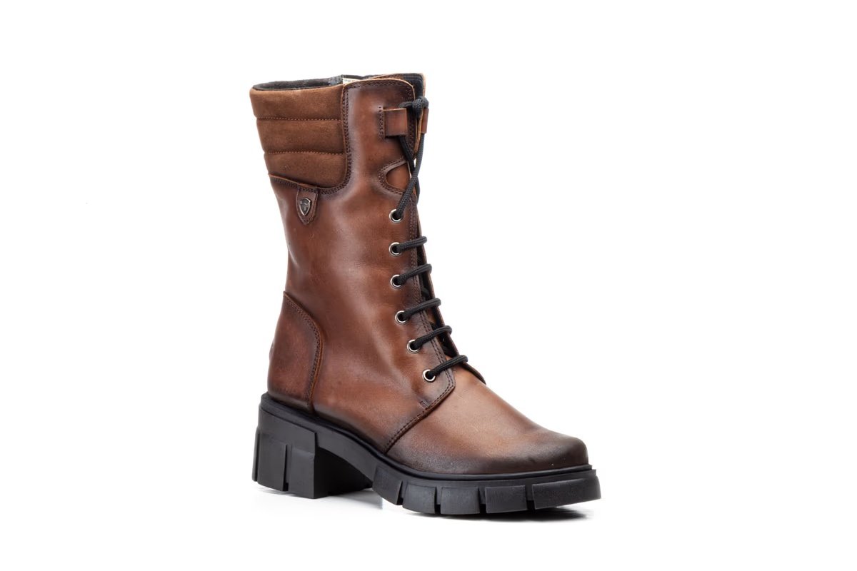 Botas Mujer Piel Burdeos Militar Ibérico modelo 5790 Iberico Shoes 6 Botas Mujer Piel Burdeos Militar Ibérico modelo 5790 Iberico Shoes - Imagen 6