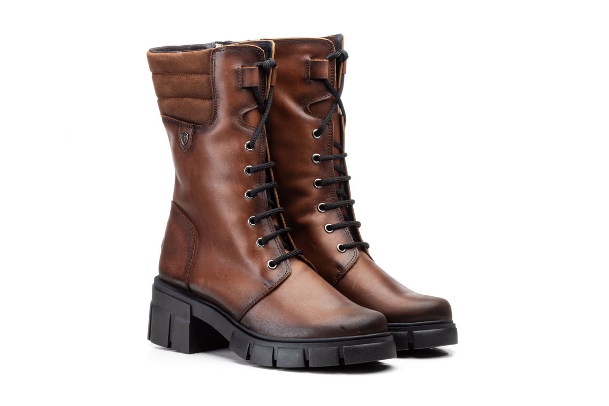 Botas Mujer Piel Burdeos Militar Ibérico modelo 5790 Iberico Shoes 10 Botas Mujer Piel Burdeos Militar Ibérico modelo 5790 Iberico Shoes - Imagen 10