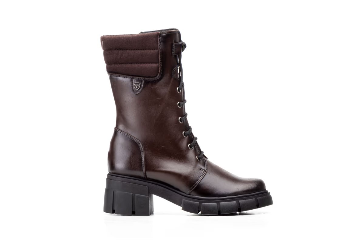 Botas Mujer Piel Burdeos Militar Ibérico modelo 5790 Iberico Shoes 14 Botas Mujer Piel Burdeos Militar Ibérico modelo 5790 Iberico Shoes - Imagen 14
