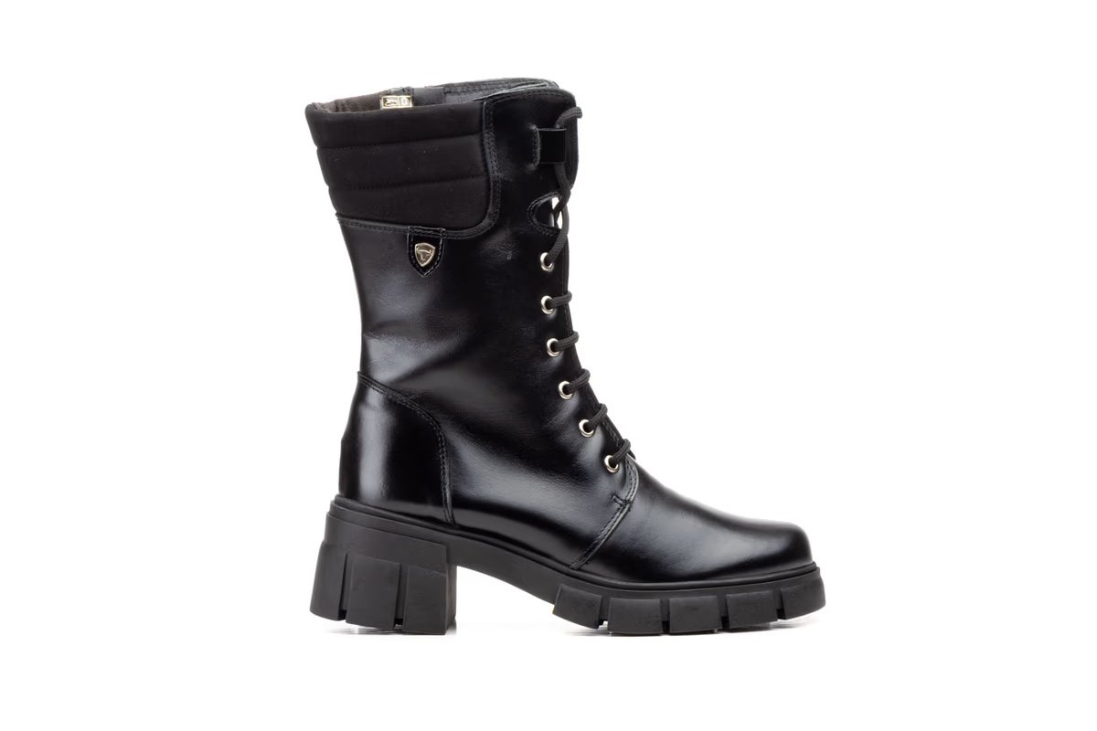 Botas Mujer Piel Burdeos Militar Ibérico modelo 5790 Iberico Shoes 19 Botas Mujer Piel Burdeos Militar Ibérico modelo 5790 Iberico Shoes - Imagen 19
