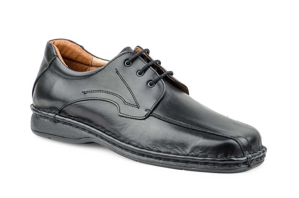 Zapatos de piel para hombre con cordones en tallas especiales modelo 60121 XXL Cactus 2 Zapatos de piel para hombre con cordones en tallas especiales modelo 60121 XXL Cactus - Imagen 2