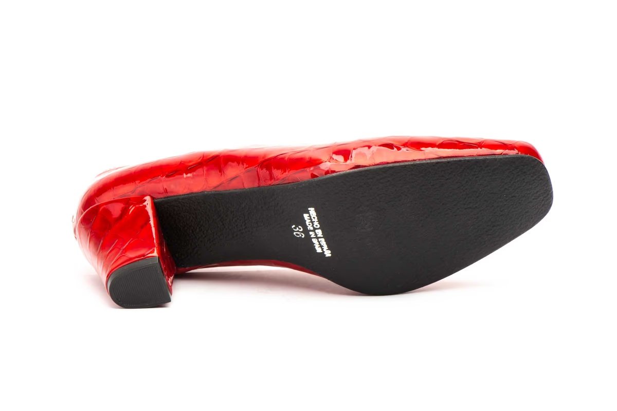 Zapatos Mujer Piel Rojo modelo 6789 Jam 4 Zapatos Mujer Piel Rojo modelo 6789 Jam - Imagen 4