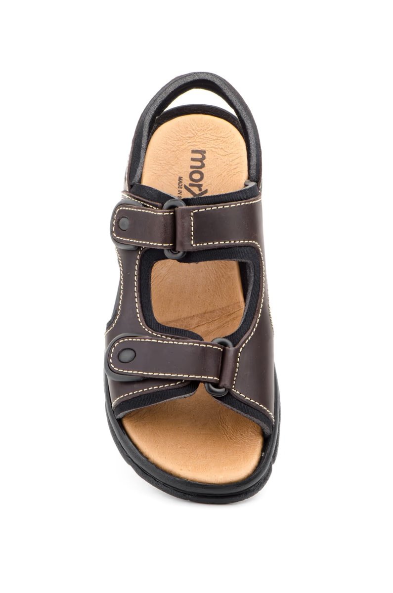 Sandalias californianas bio de piel para hombre en tallas especiales modelo 7001 XXL Morxiva 2 Sandalias californianas bio de piel para hombre en tallas especiales modelo 7001 XXL Morxiva - Imagen 2