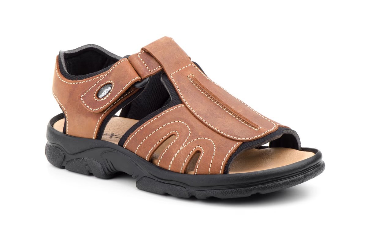 Sandalias bio de piel para hombre modelo 7017 Morxiva