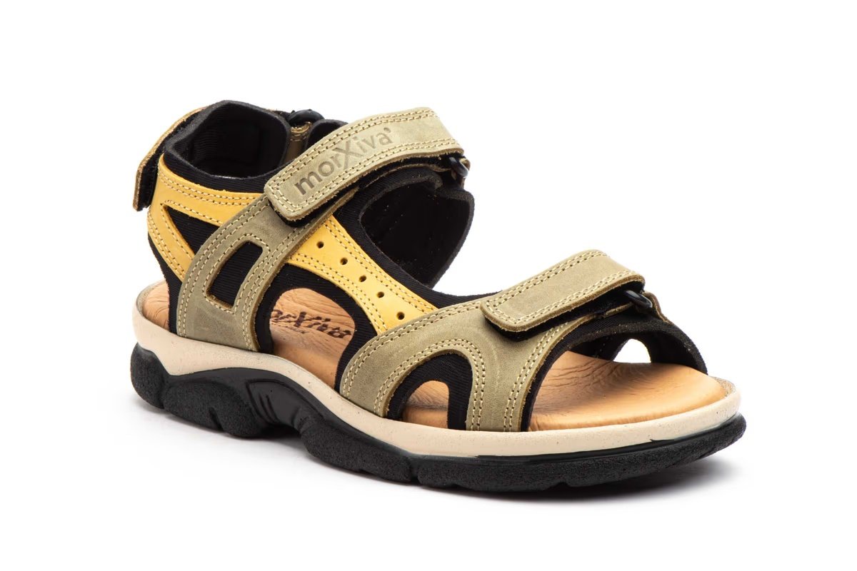Sandalias de piel para mujer con cierre de velcro modelo 7040 Morxiva 2 Sandalias de piel para mujer con cierre de velcro modelo 7040 Morxiva - Imagen 2