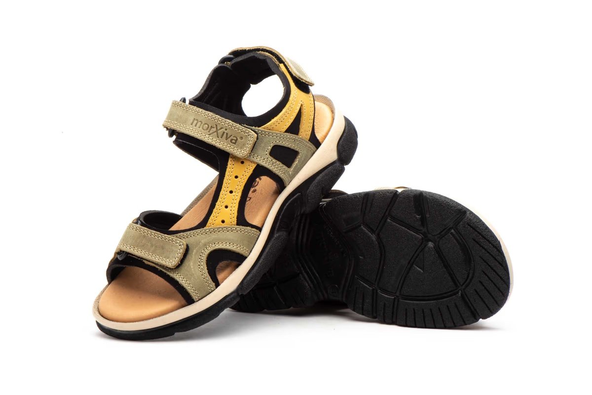 Sandalias de piel para mujer con cierre de velcro modelo 7040 Morxiva 5 Sandalias de piel para mujer con cierre de velcro modelo 7040 Morxiva - Imagen 5