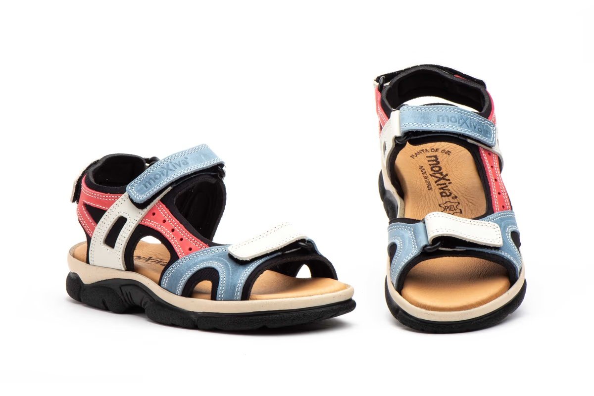 Sandalias de piel para mujer con cierre de velcro modelo 7040 Morxiva 6 Sandalias de piel para mujer con cierre de velcro modelo 7040 Morxiva - Imagen 6