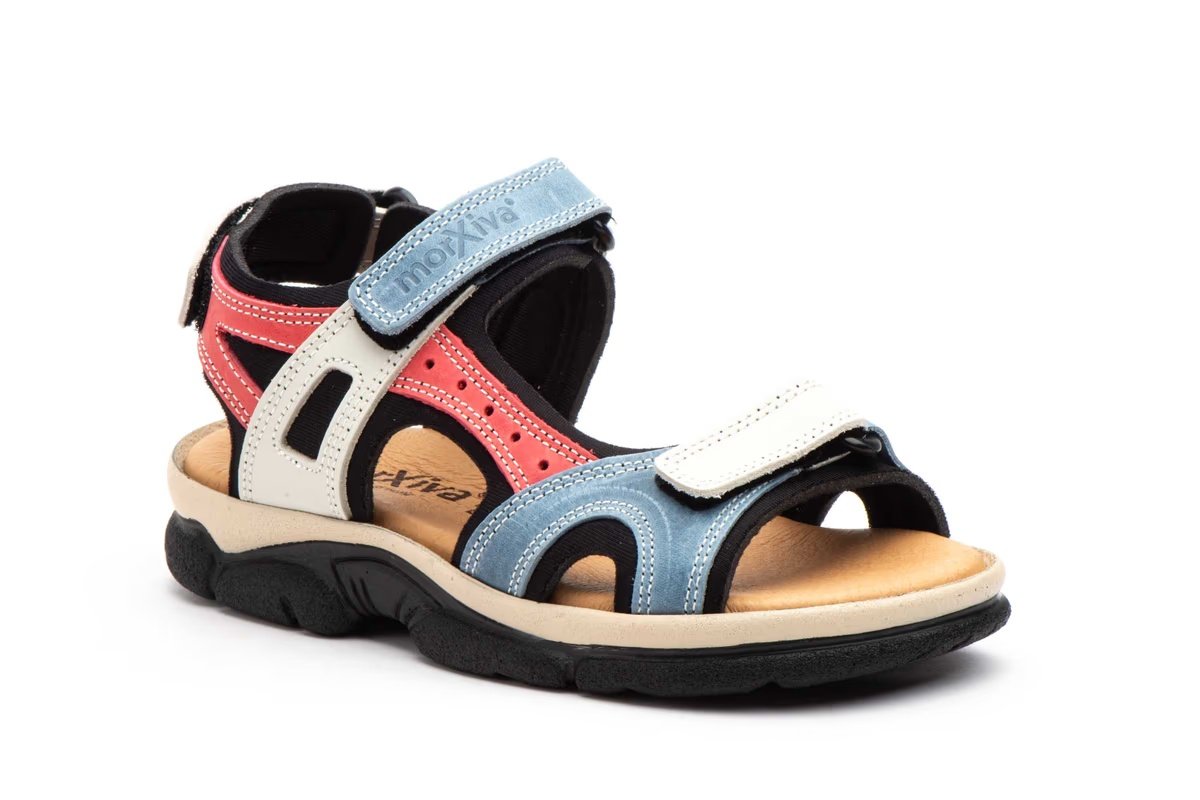 Sandalias de piel para mujer con cierre de velcro modelo 7040 Morxiva 7 Sandalias de piel para mujer con cierre de velcro modelo 7040 Morxiva - Imagen 7