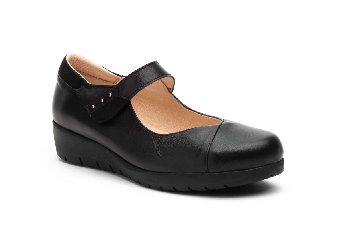 Zapatos Mujer Piel Negro modelo 75778 Jam 2 Zapatos Mujer Piel Negro modelo 75778 Jam - Imagen 2