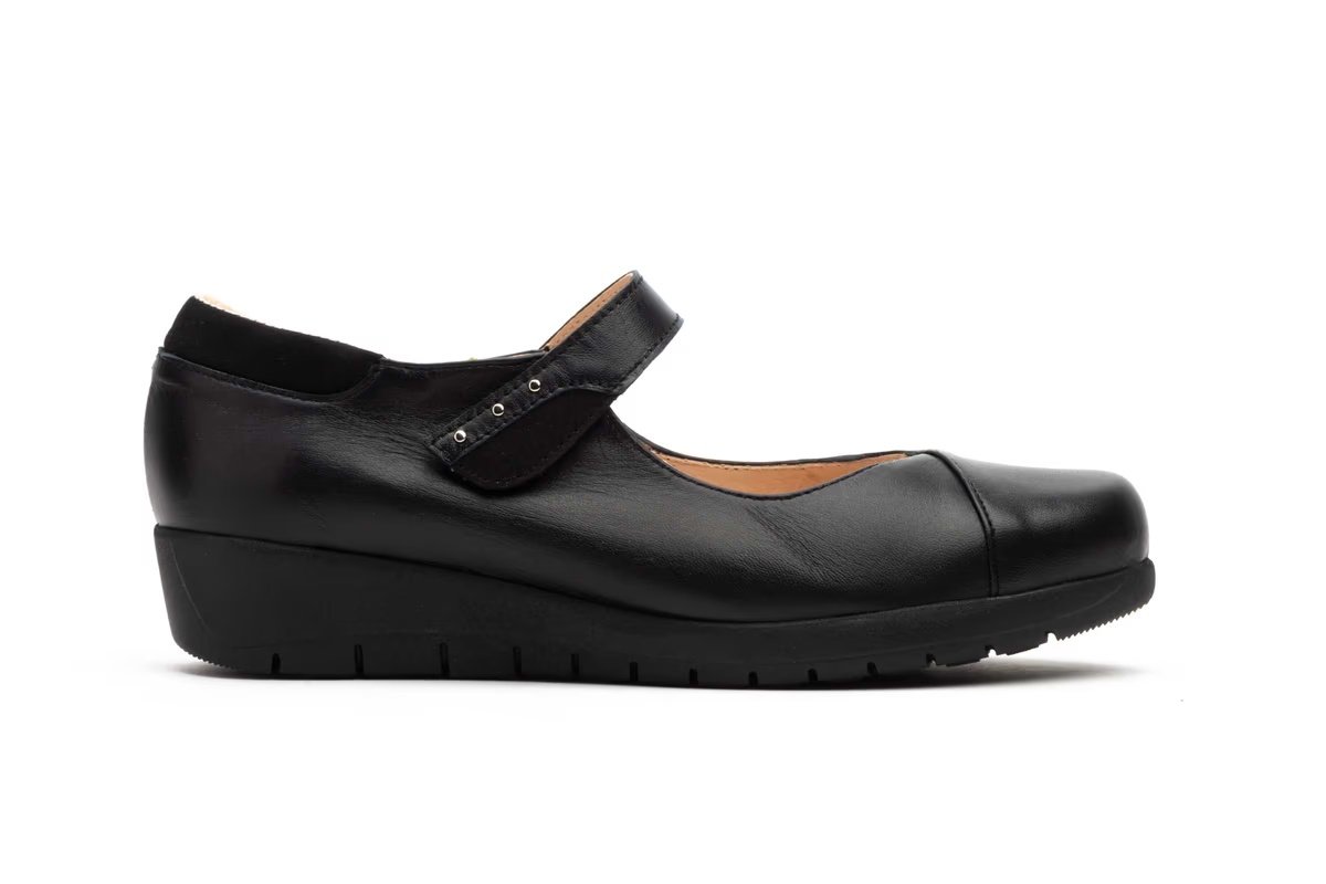 Zapatos Mujer Piel Negro modelo 75778 Jam 3 Zapatos Mujer Piel Negro modelo 75778 Jam - Imagen 3