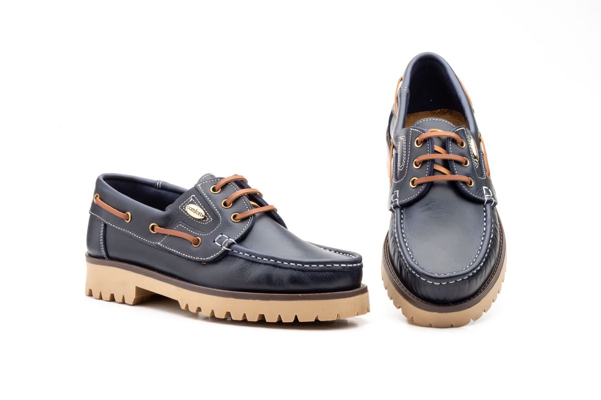 Zapatos náuticos de piel para hombre con suela track Tallas 39 a 46 Modelo 802 Katosines 5 Zapatos náuticos de piel para hombre con suela track Tallas 39 a 46 Modelo 802 Katosines - Imagen 5