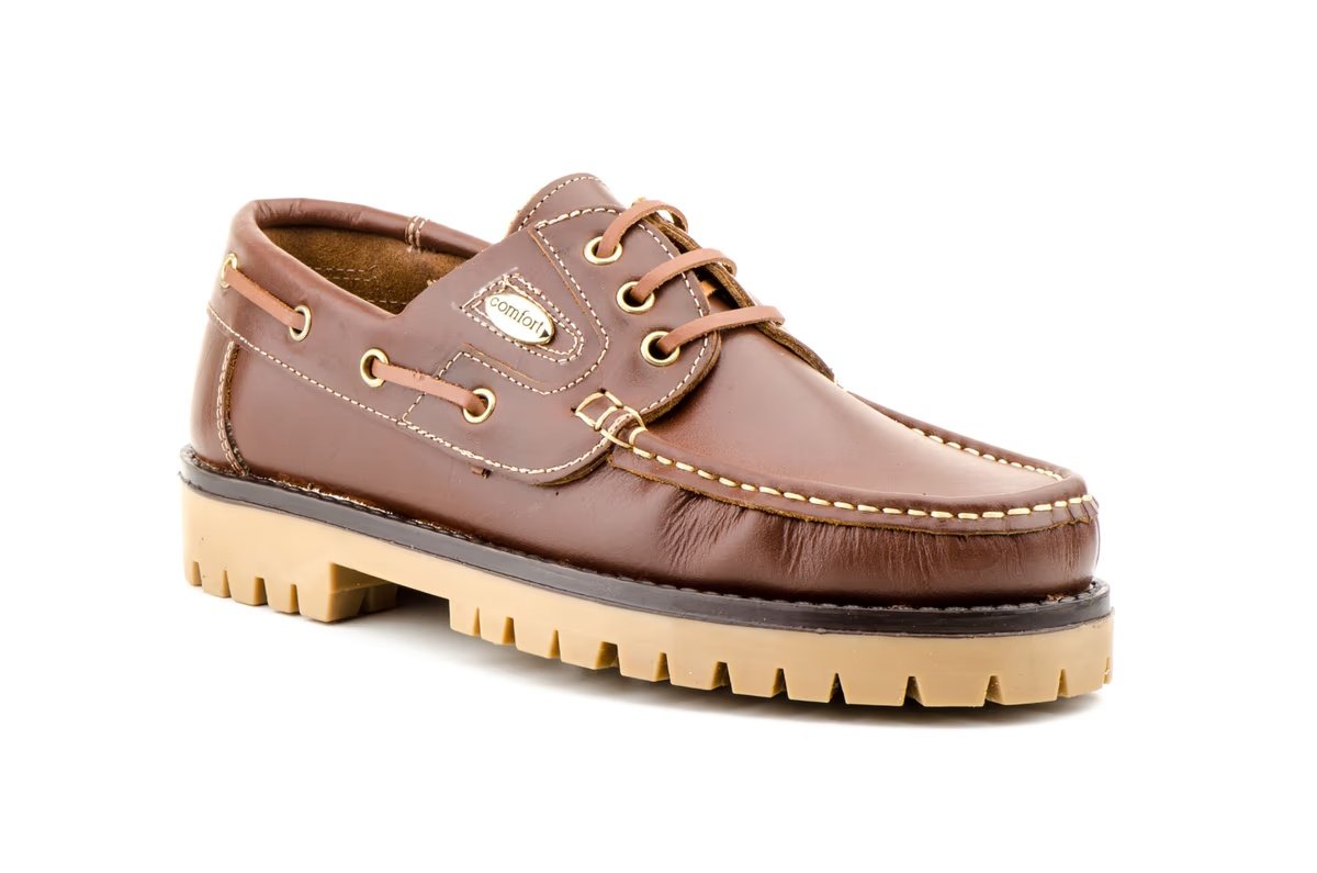 Zapatos náuticos de piel para hombre con suela track Tallas 39 a 46 Modelo 802 Katosines 9 Zapatos náuticos de piel para hombre con suela track Tallas 39 a 46 Modelo 802 Katosines - Imagen 9