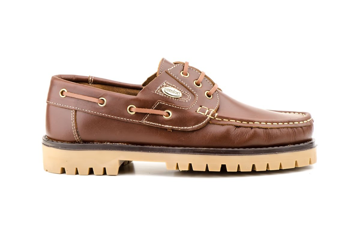 Zapatos náuticos de piel para hombre con suela track Tallas 39 a 46 Modelo 802 Katosines 11 Zapatos náuticos de piel para hombre con suela track Tallas 39 a 46 Modelo 802 Katosines - Imagen 11