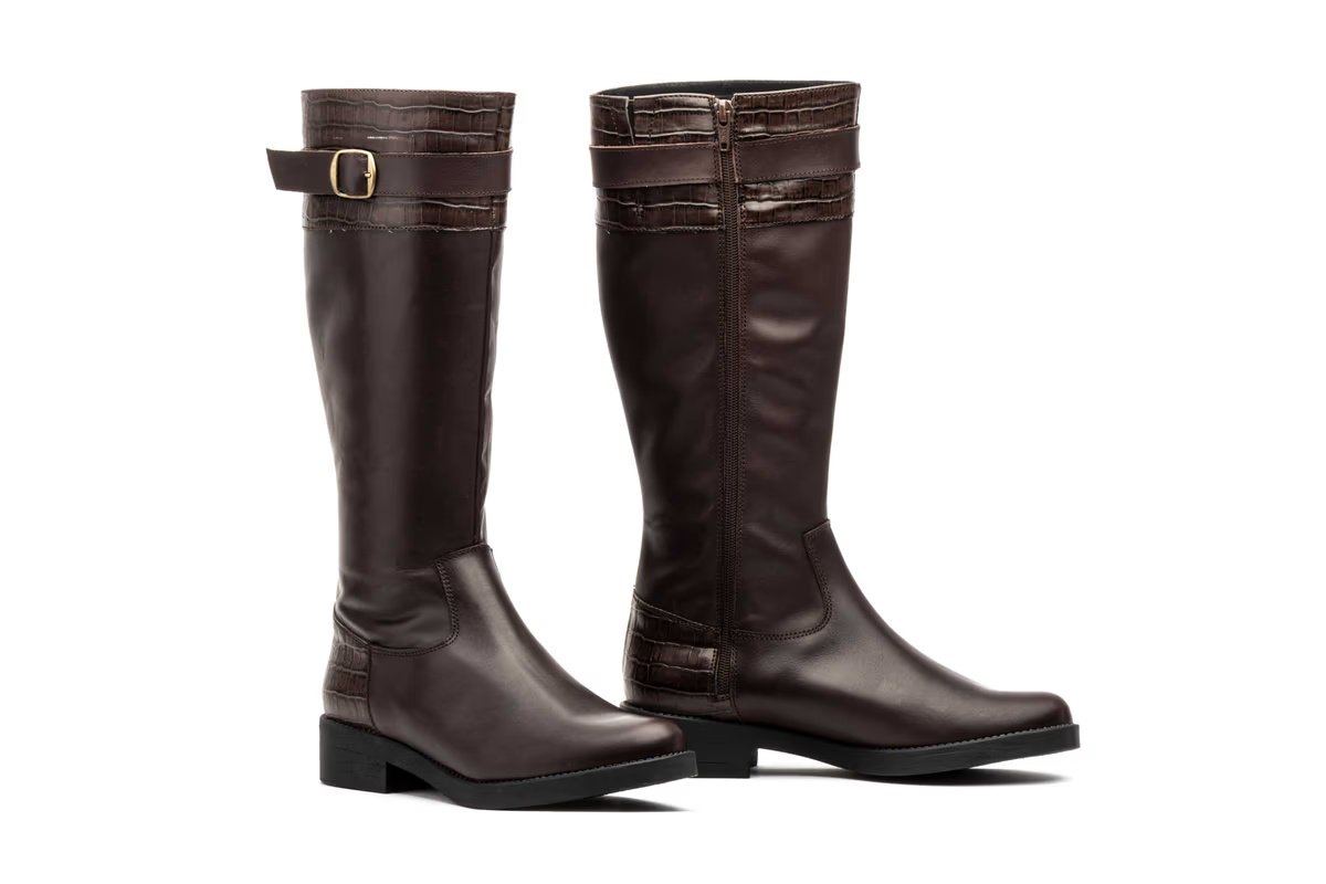 Botas Mujer Piel Cuero Marrón modelo 90684 Jam
