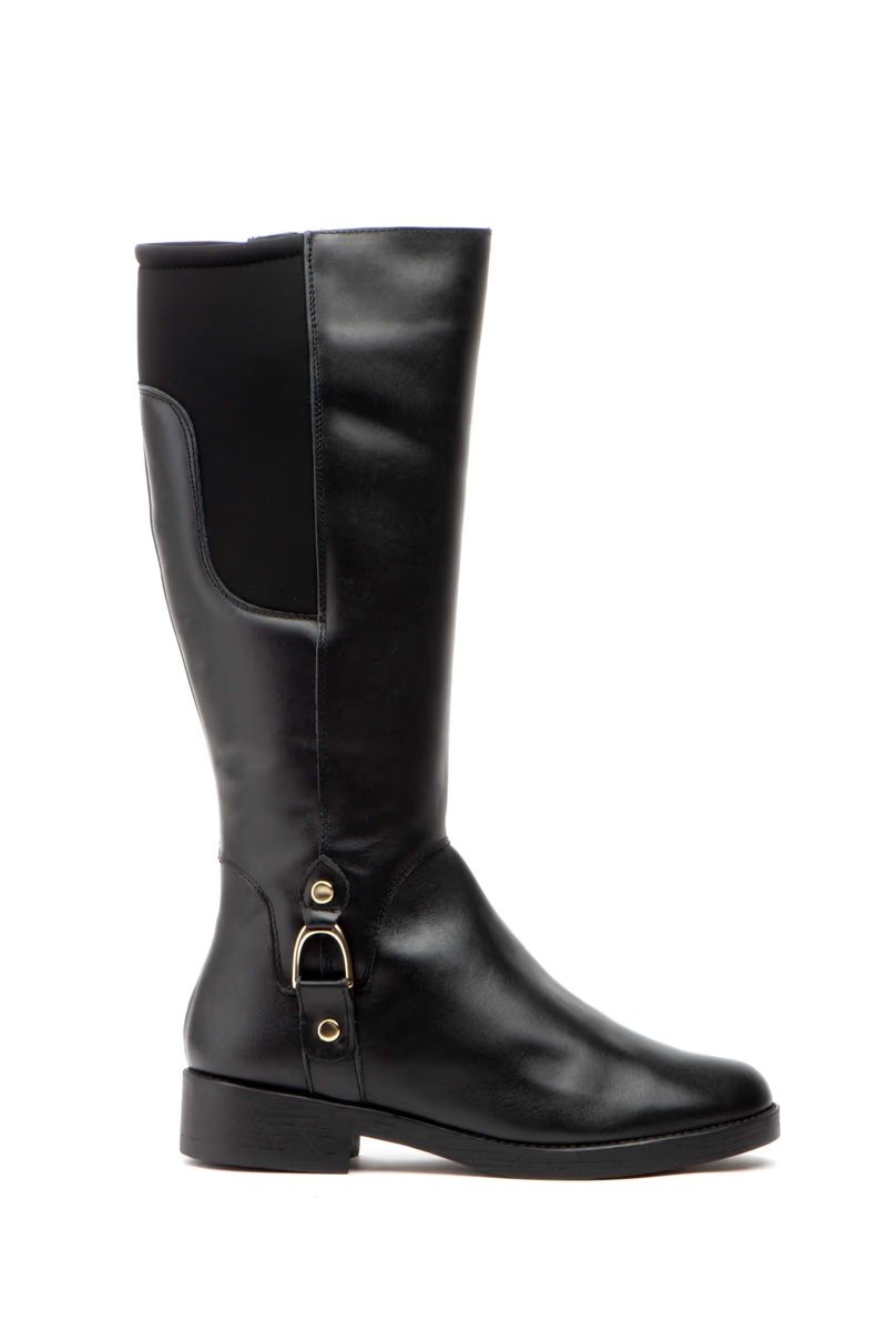 Botas Mujer Piel Negro Elásticos modelo 90685 Jam 2 Botas Mujer Piel Negro Elásticos modelo 90685 Jam - Imagen 2