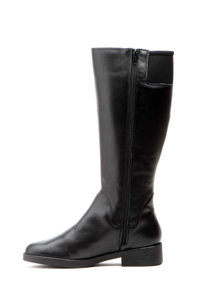 Botas Mujer Piel Negro Elásticos modelo 90685 Jam 3 Botas Mujer Piel Negro Elásticos modelo 90685 Jam - Imagen 3