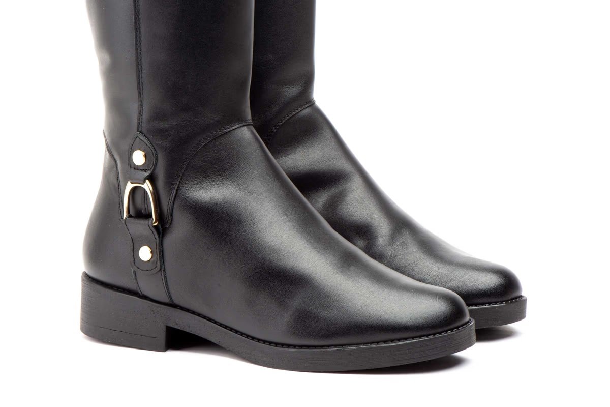 Botas Mujer Piel Negro Elásticos modelo 90685 Jam 6 Botas Mujer Piel Negro Elásticos modelo 90685 Jam - Imagen 6