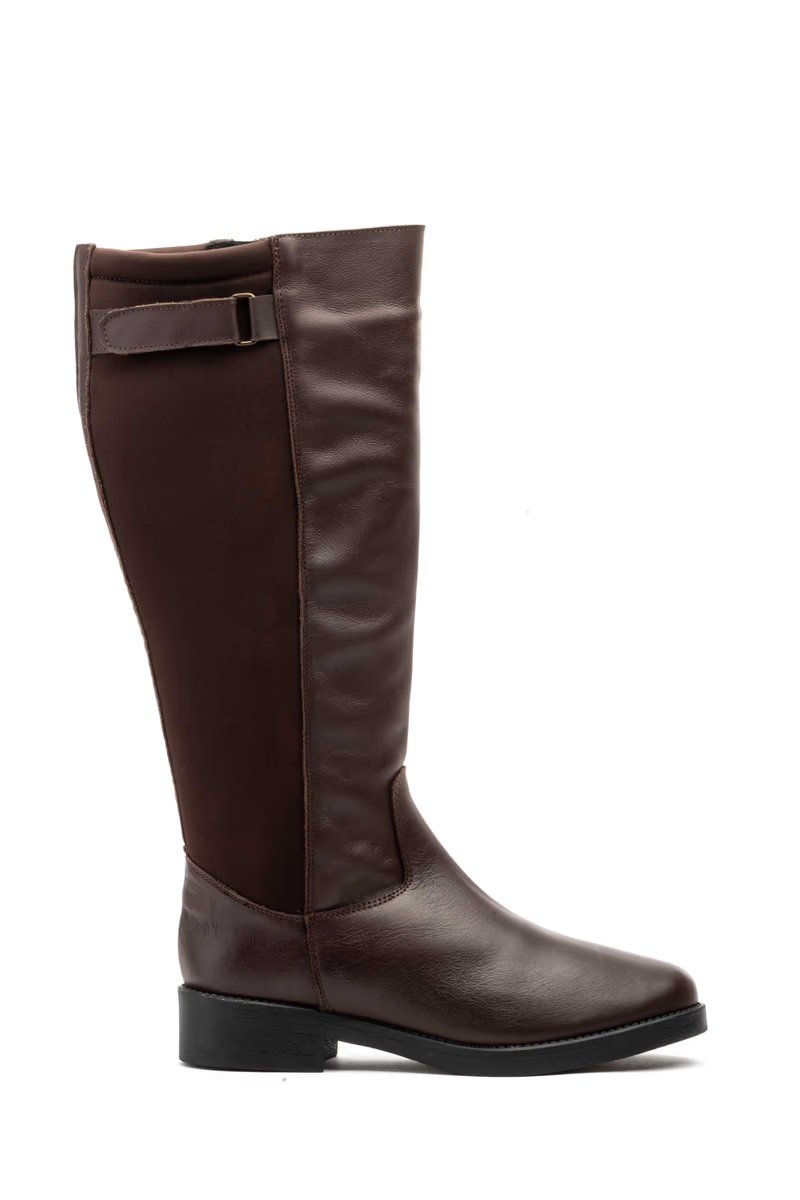 Botas Mujer Piel Marrón Elásticos modelo 90748 Jam 2 Botas Mujer Piel Marrón Elásticos modelo 90748 Jam - Imagen 2