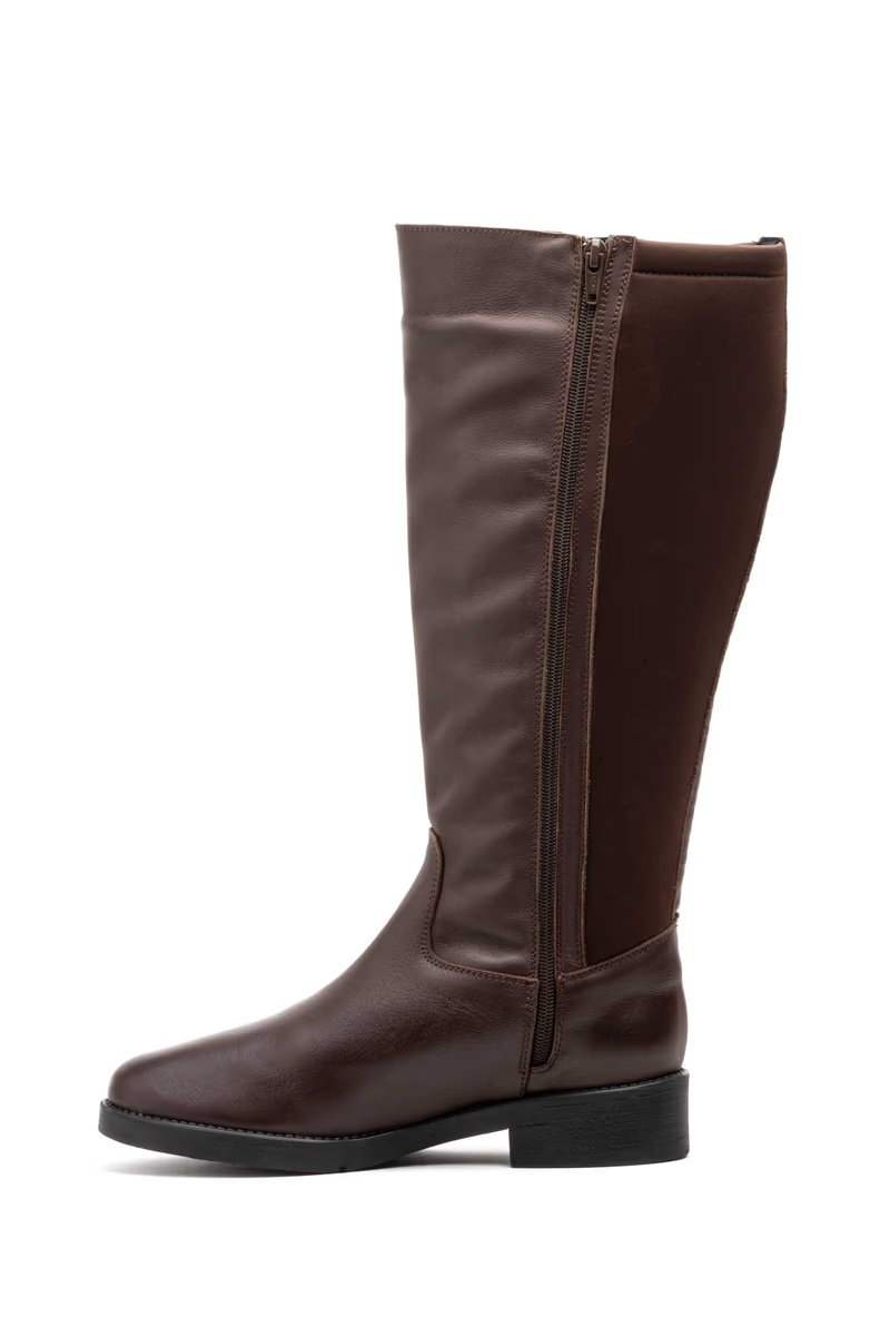 Botas Mujer Piel Marrón Elásticos modelo 90748 Jam 3 Botas Mujer Piel Marrón Elásticos modelo 90748 Jam - Imagen 3
