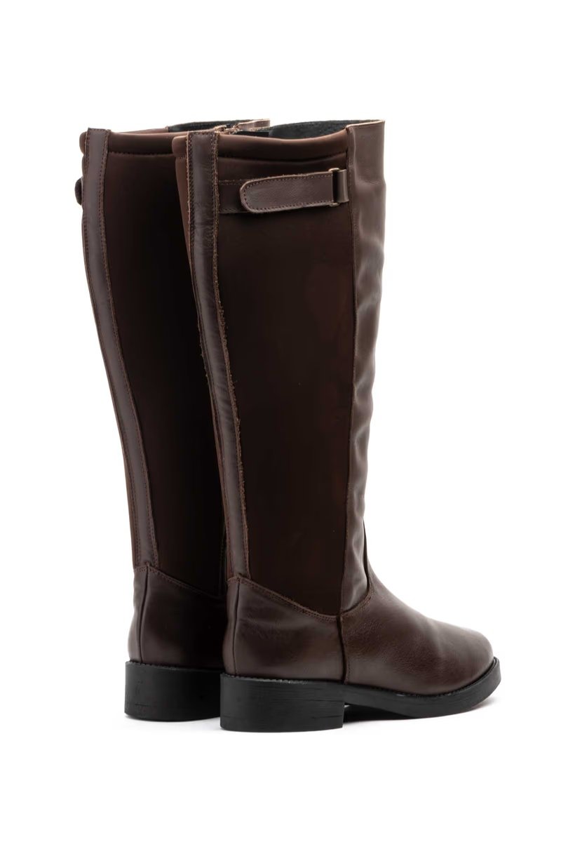 Botas Mujer Piel Marrón Elásticos modelo 90748 Jam 5 Botas Mujer Piel Marrón Elásticos modelo 90748 Jam - Imagen 5