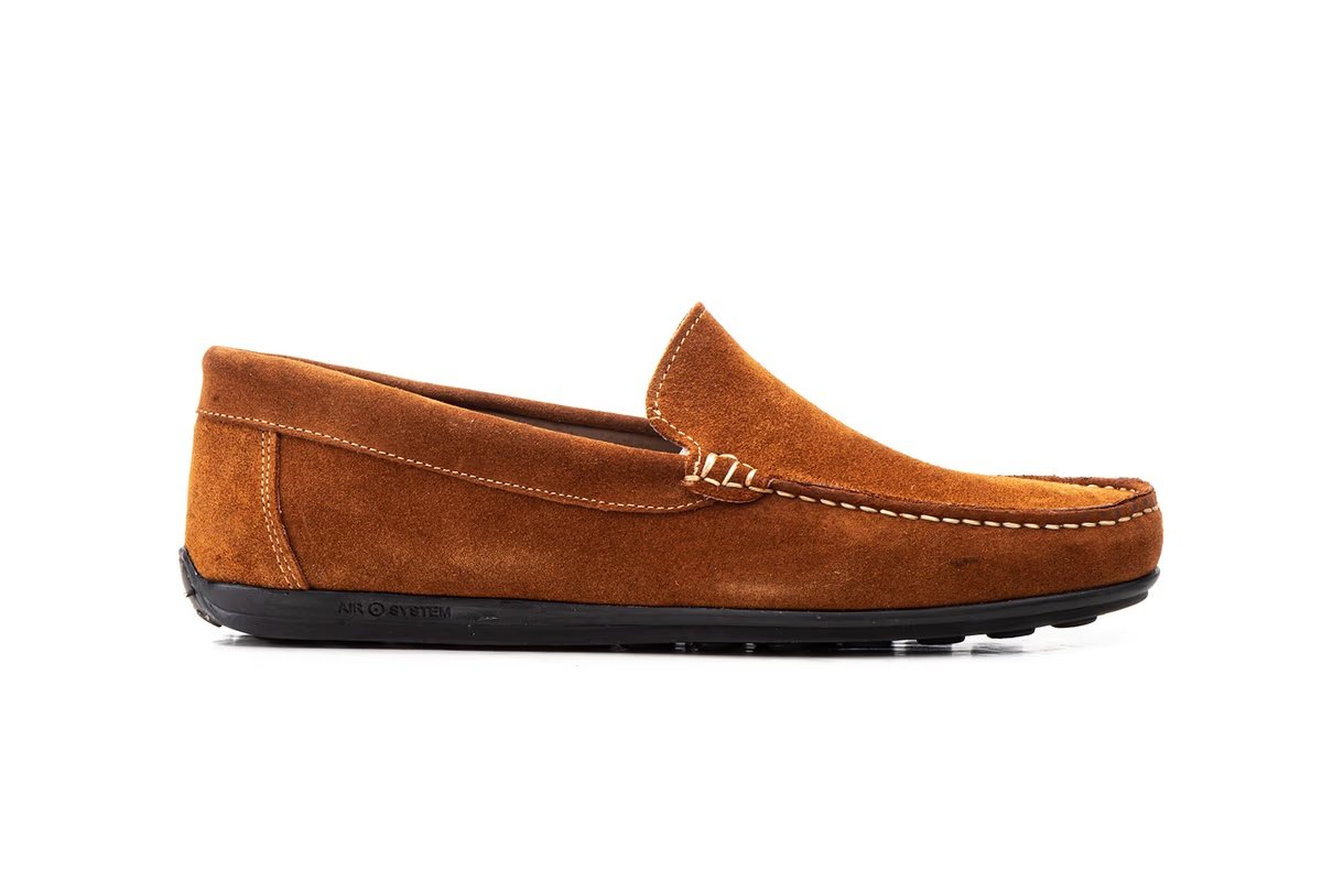 Mocasines kiowa de piel serraje para hombre modelo IB1234 Iberico Shoes 3 Mocasines kiowa de piel serraje para hombre modelo IB1234 Iberico Shoes - Image 3