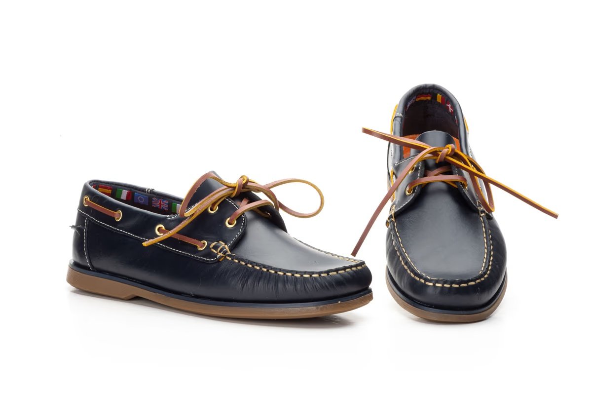 Zapatos náuticos de piel para hombre modelo KL1056 Keelan