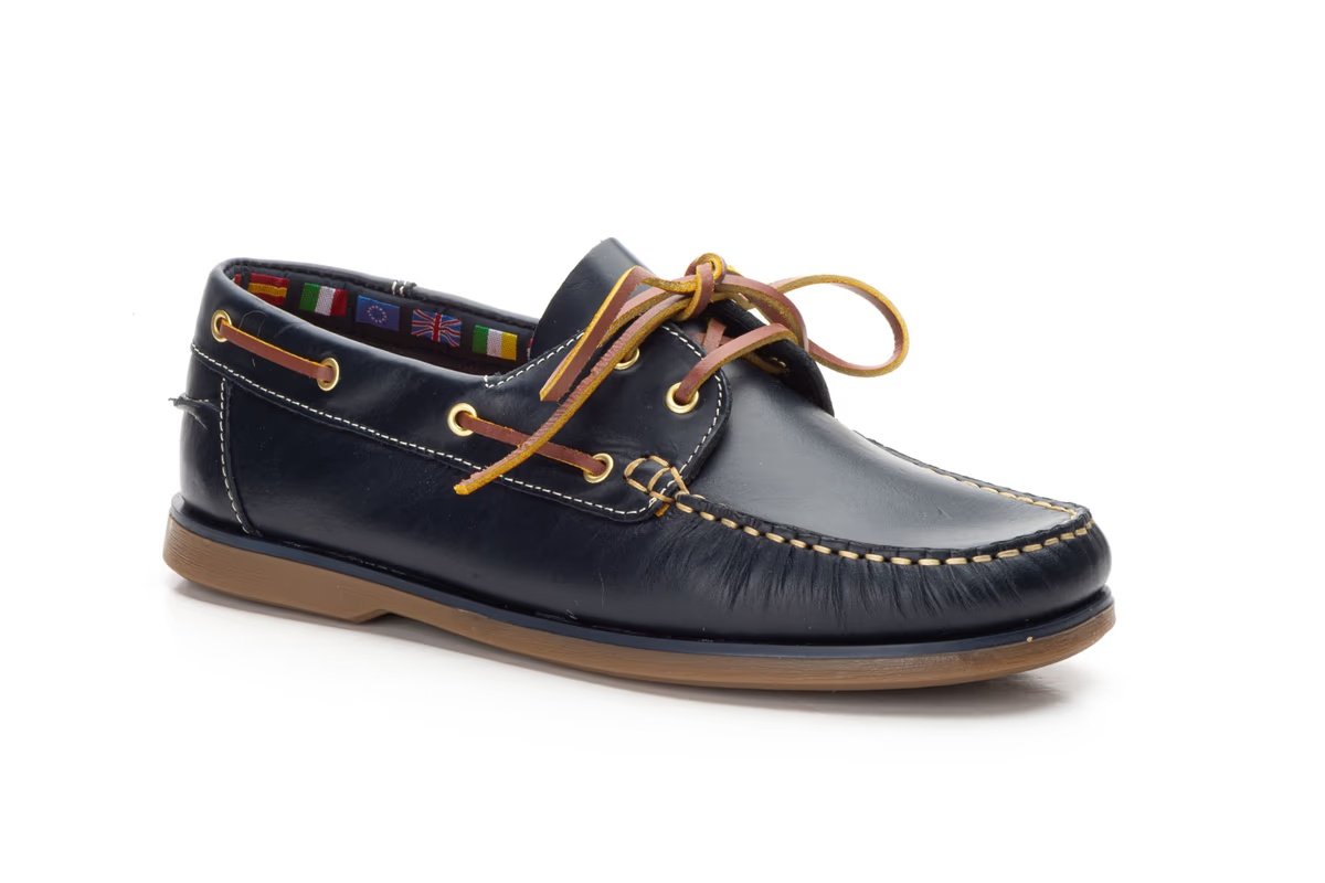 Zapatos náuticos de piel para hombre modelo KL1056 Keelan 2 Zapatos náuticos de piel para hombre modelo KL1056 Keelan - Imagen 2