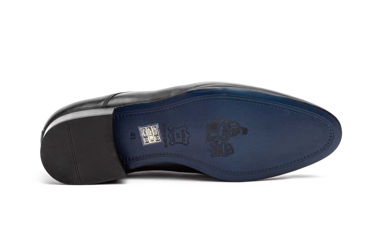 Zapatos de piel para hombre con suela de cuero modelo NK3249 Nikkoe 4 Zapatos de piel para hombre con suela de cuero modelo NK3249 Nikkoe - Imagen 4