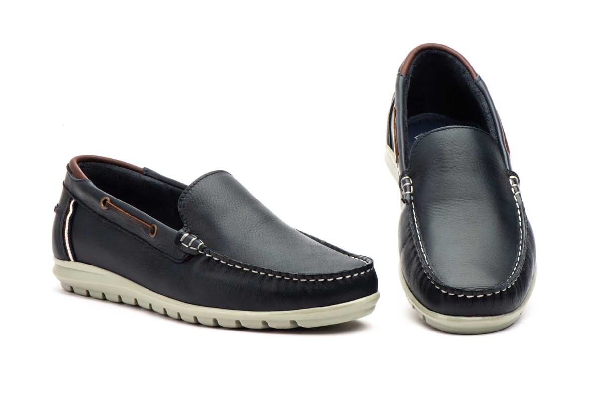Zapatos náuticos de piel para hombre modelo R832521 Route83