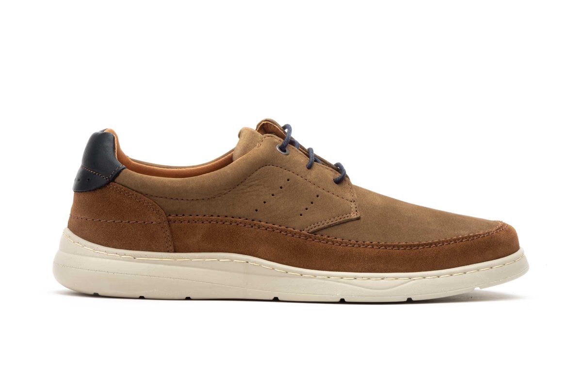 Zapato casual de piel nobuck para hombre con cordones modelo R832604 Nautic Blue 11 Zapato casual de piel nobuck para hombre con cordones modelo R832604 Nautic Blue - Image 11