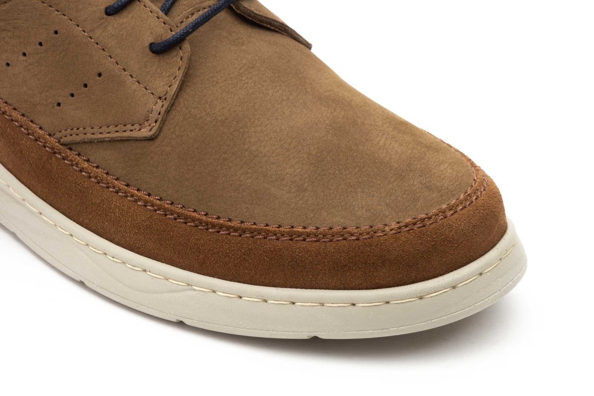 Zapato casual de piel nobuck para hombre con cordones modelo R832604 Nautic Blue 14 Zapato casual de piel nobuck para hombre con cordones modelo R832604 Nautic Blue - Image 14