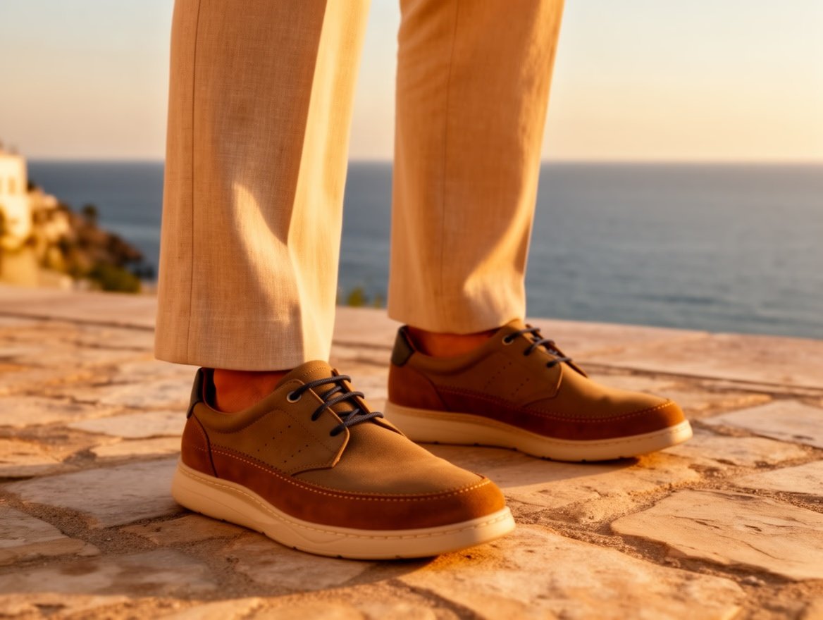 Zapato casual de piel nobuck para hombre con cordones modelo R832604 Nautic Blue 16 Zapato casual de piel nobuck para hombre con cordones modelo R832604 Nautic Blue - Image 16