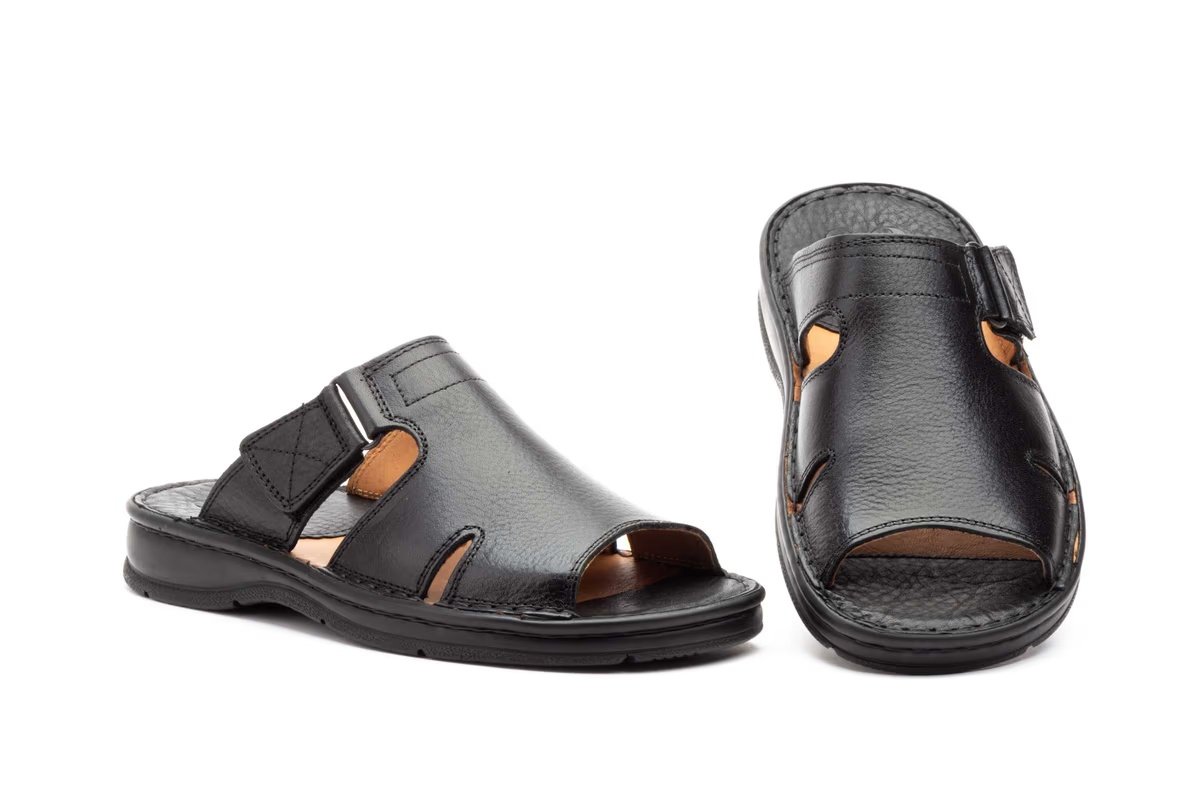 Sandalias de piel para hombre con cierre de velcro modelo R835705 Route83