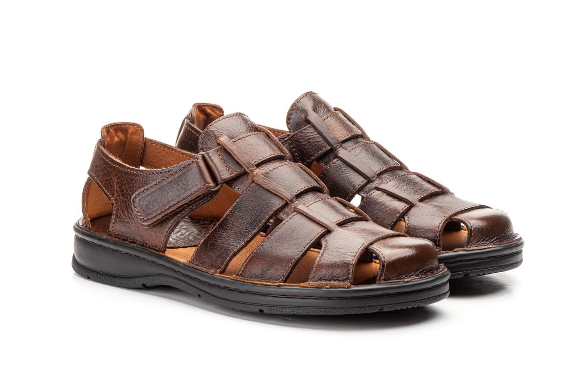 Sandalias de piel para hombre modelo R835800 Route83 2 Sandalias de piel para hombre modelo R835800 Route83 - Imagen 2