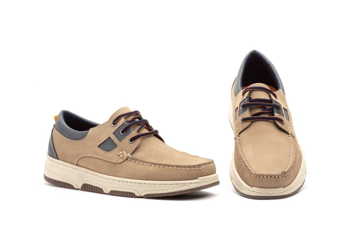 Zapatos náuticos de piel nobuck para hombre modelo R837210 Route83