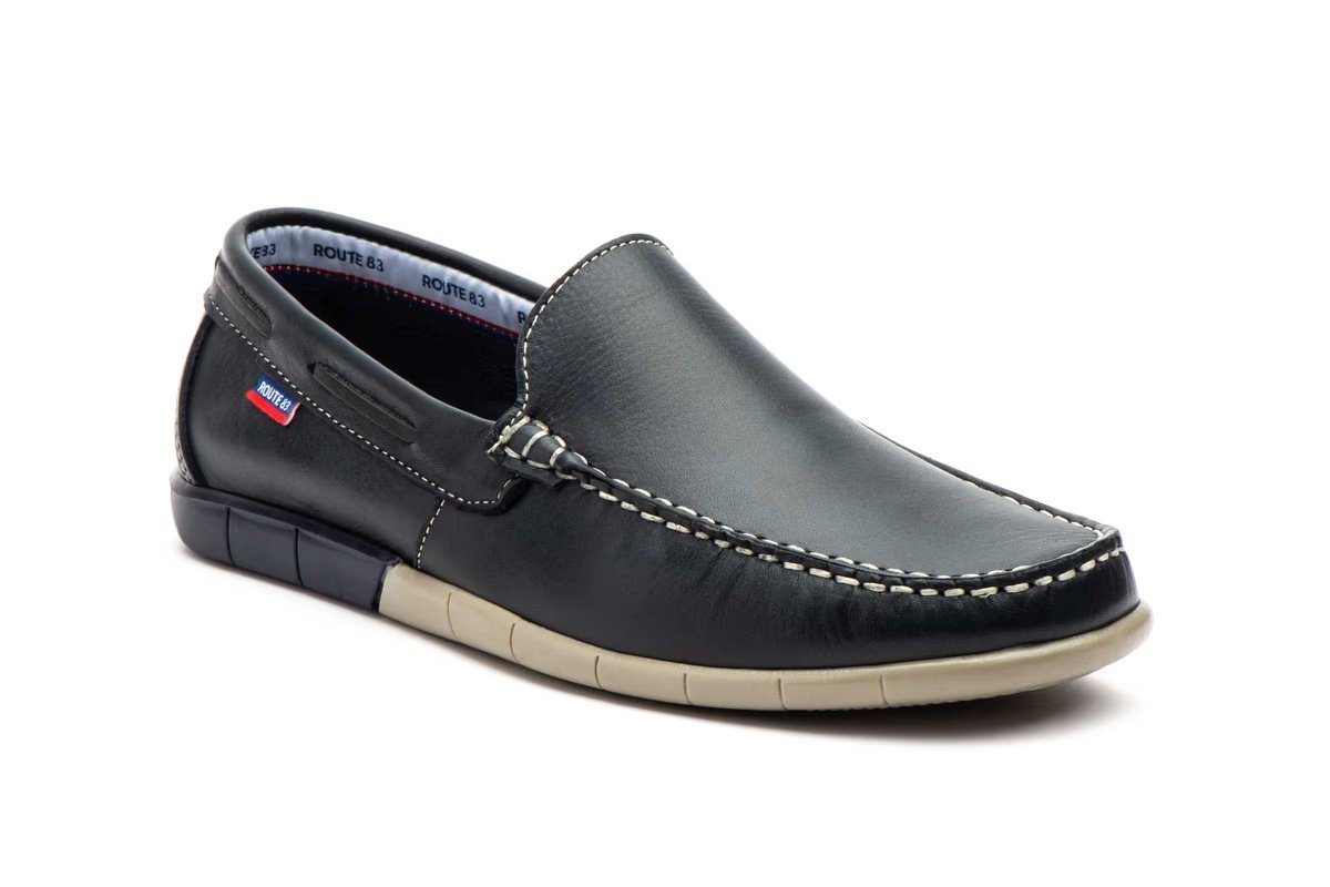 Zapatos náuticos de piel para hombre modelo R83902 Route83 2 Zapatos náuticos de piel para hombre modelo R83902 Route83 - Imagen 2
