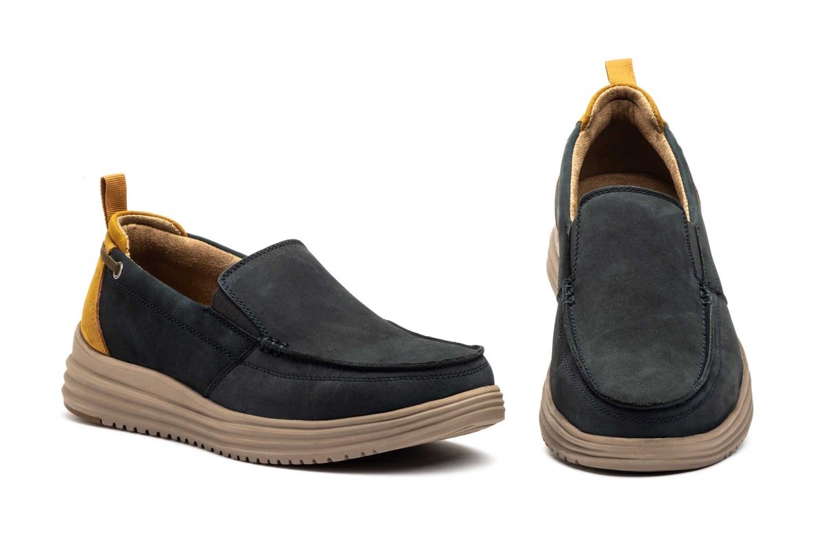 Zapatos náuticos de piel nobuck para hombre modelo RS2420117 Route83