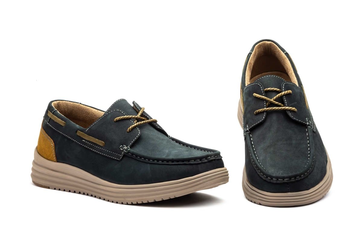Zapatos náuticos de piel nobuck para hombre modelo RS242013 Route83