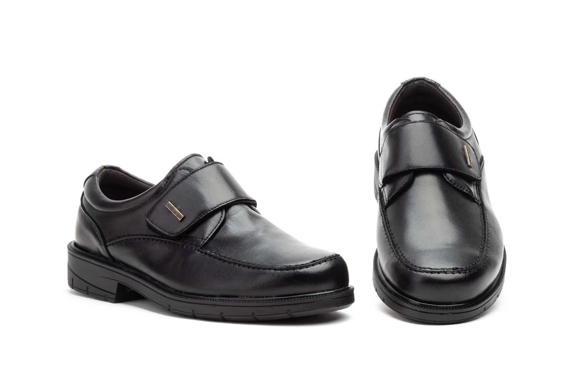Zapatos de piel para hombre con cierre de velcro modelo SZ2016 Szpilman