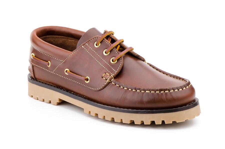 Zapatos náuticos de piel para niño modelo TO2141 Sachini