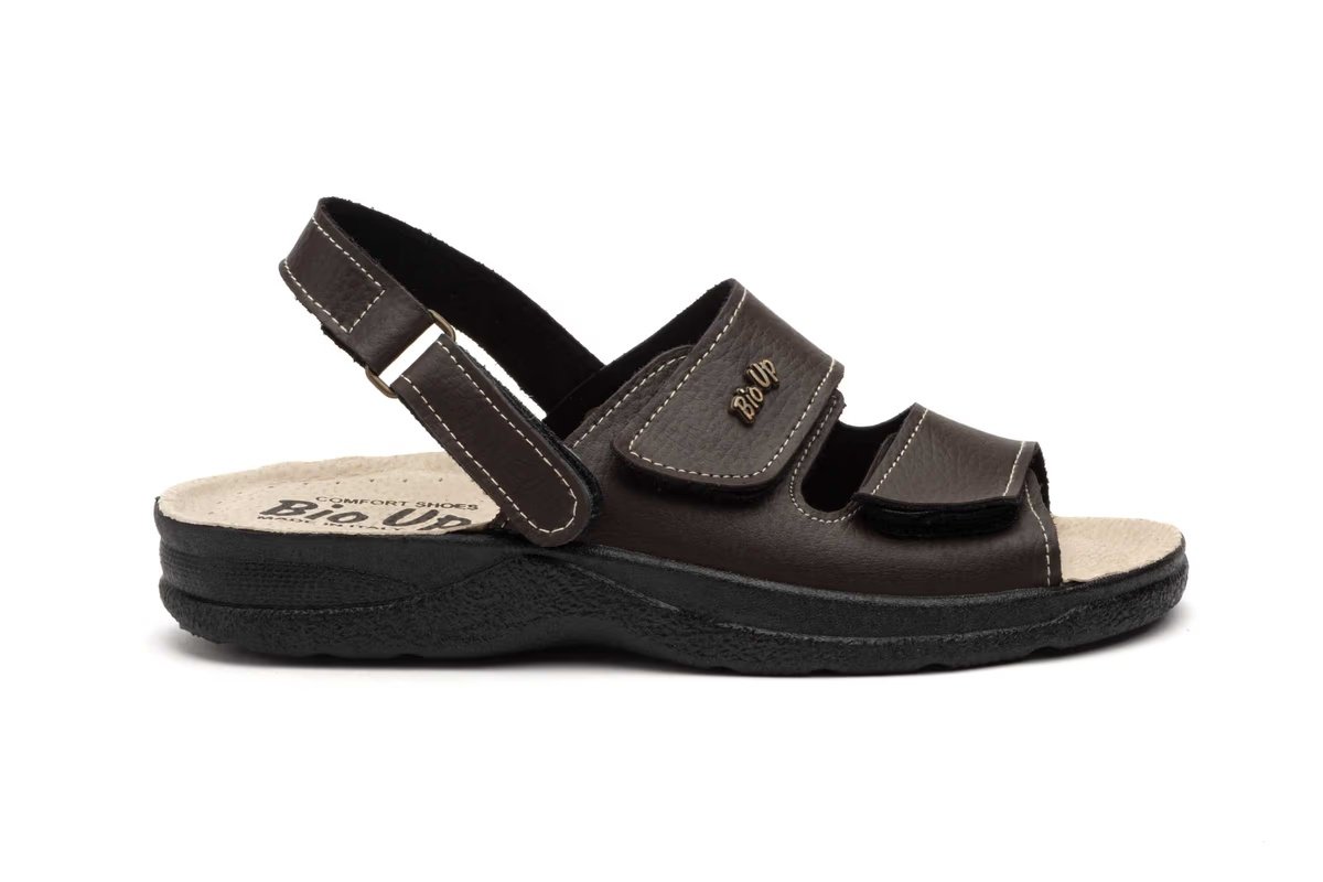 Sandalias de piel para hombre con cierre de velcro modelo TS680/S Bioup 3 Sandalias de piel para hombre con cierre de velcro modelo TS680/S Bioup - Image 3