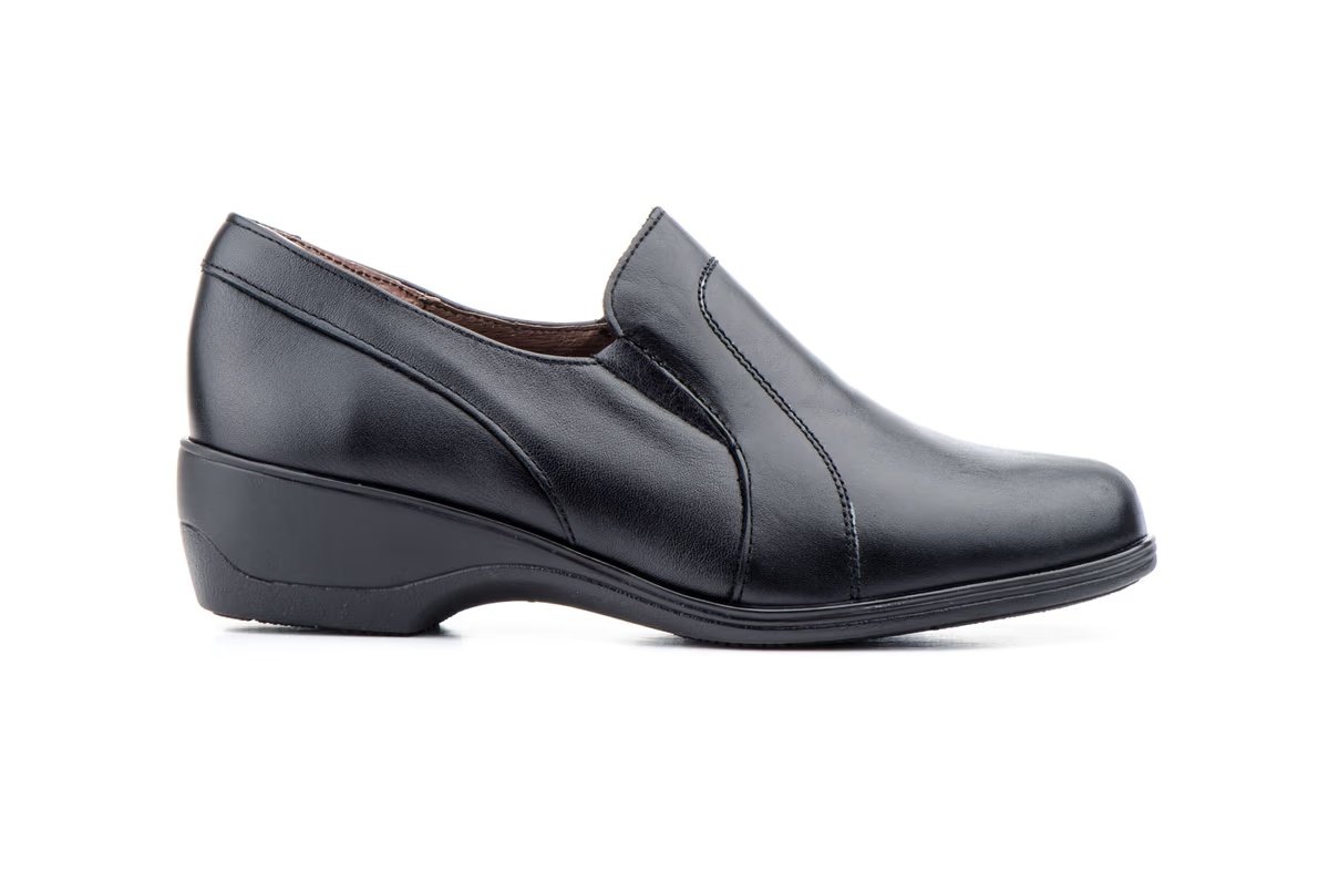 Zapatos Mujer Piel Negro modelo AT626 Alto Estilo 3 Zapatos Mujer Piel Negro modelo AT626 Alto Estilo - Imagen 3