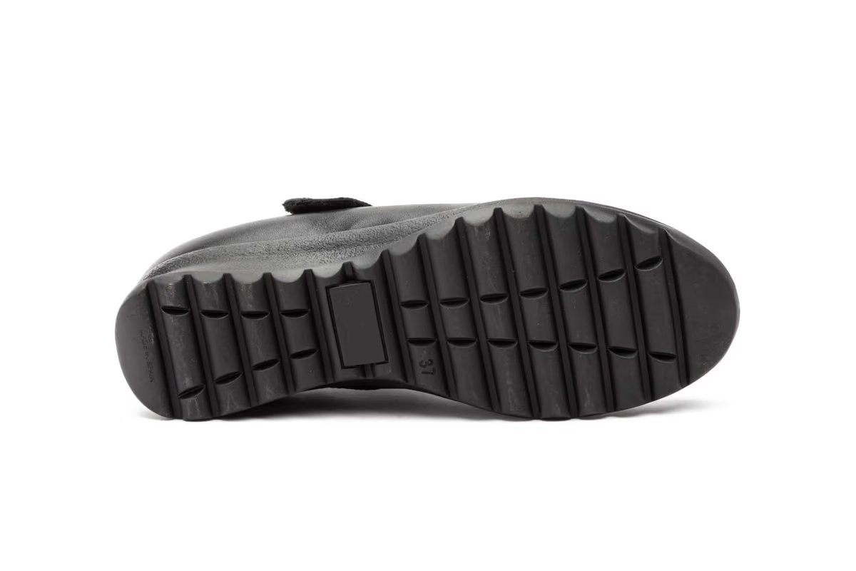 Zapatos Mujer Piel Negro Tipo Velcro modelo MX920 Morxiva 4 Zapatos Mujer Piel Negro Tipo Velcro modelo MX920 Morxiva - Imagen 4