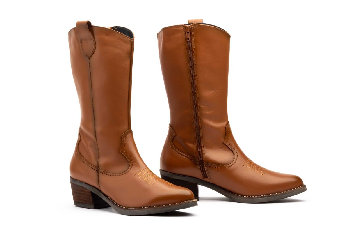 Botas Mujer Piel Serraje Beige modelo PYM940 Par y Medio 7 Botas Mujer Piel Serraje Beige modelo PYM940 Par y Medio - Image 7